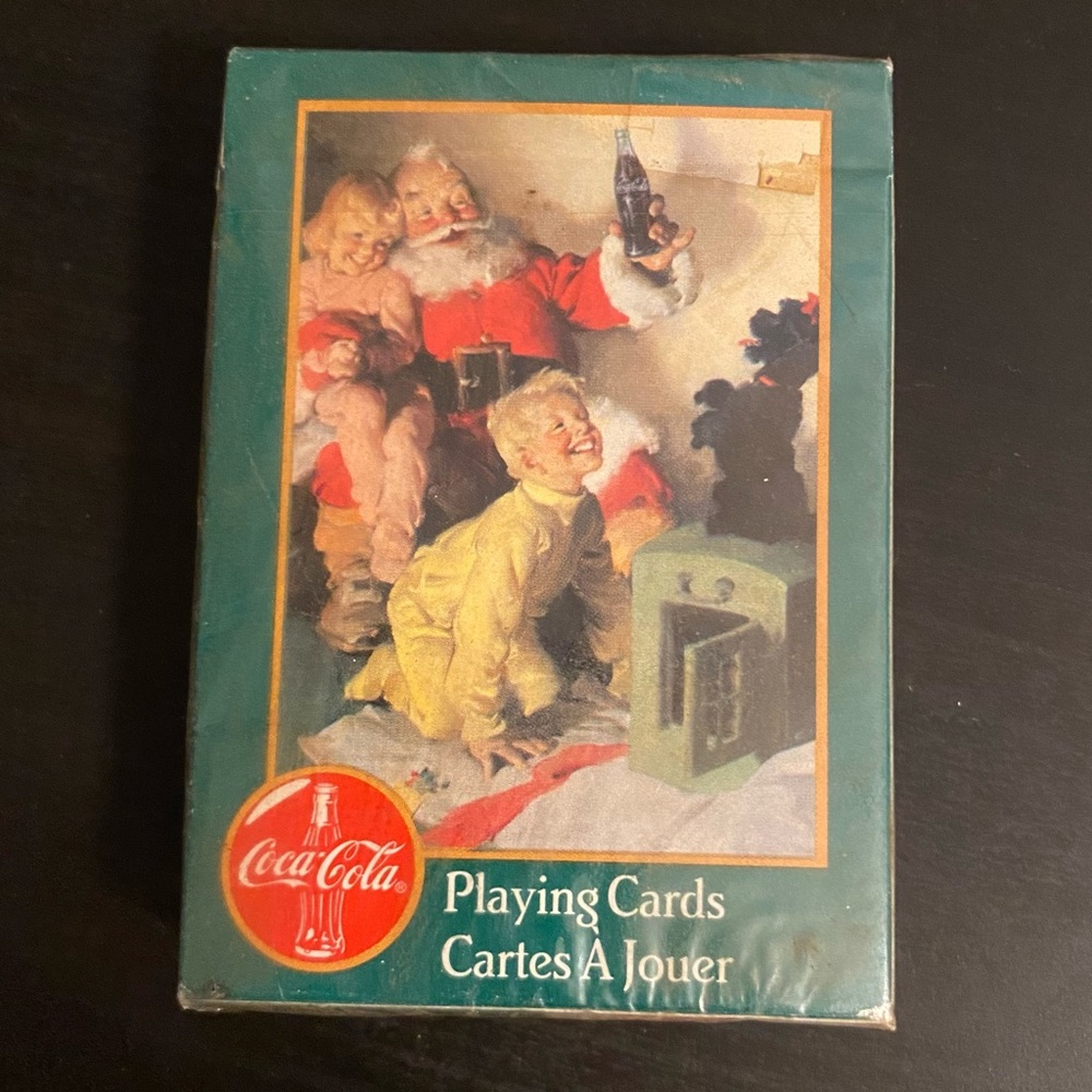 1996 Coca-Cola Christmas Playing Cards